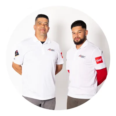Al and Christian Cardona, owners of A&J Pro Roofers